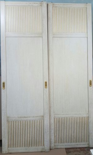 Двери для шкафа купе с фрезеровкой Тюмень